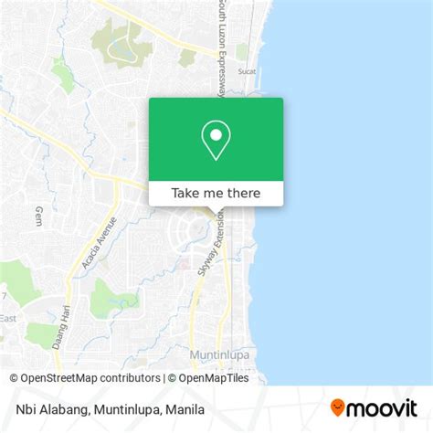 NBI Muntinlupa Map .